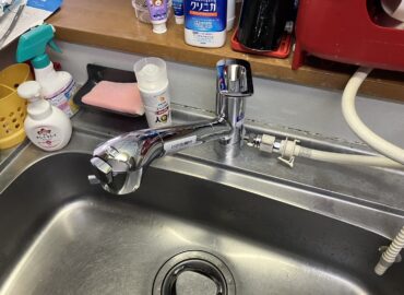 キッチン水栓交換工事