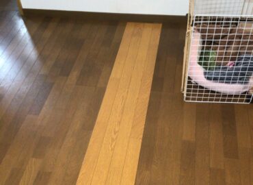 フローリング一部補修工事