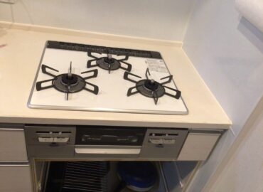 ビルトインガスコンロ交換